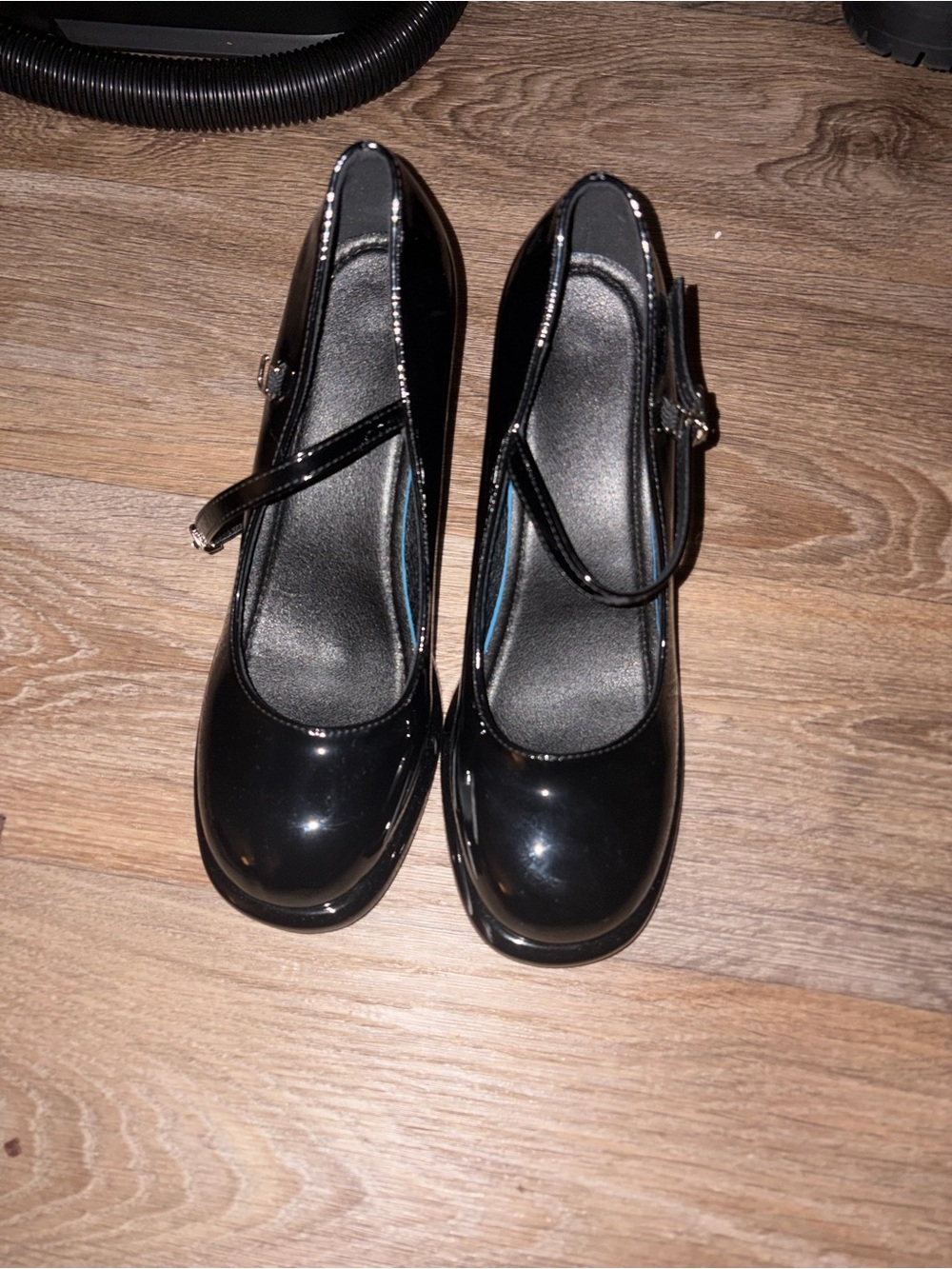 Classic Black Patent Mary Jane Pumps - Women's Dress Shoes